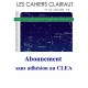 2024 : Abonnement aux Cahiers Clairaut sans adhésion